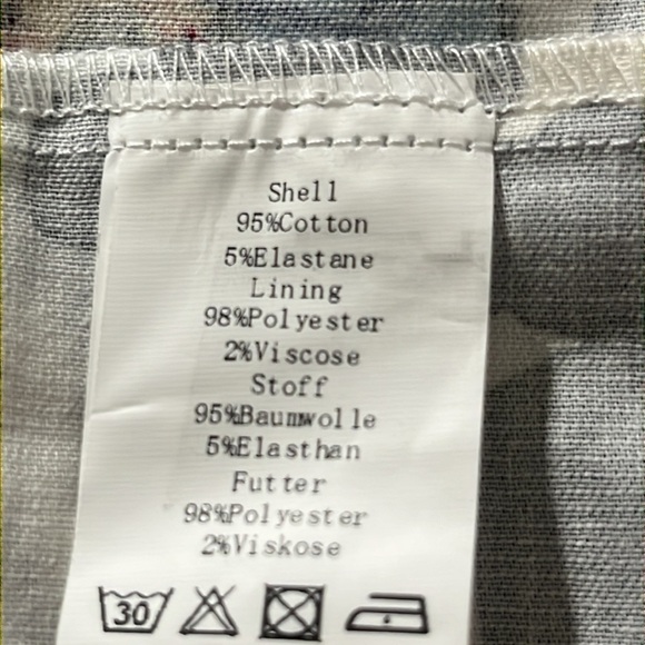 BELLE POGUE BUTTERFLY PRINT 1950’s STYLE ELEGANT RETRO, WOMENS DRESS SIZE M. - Picture 9 of 12